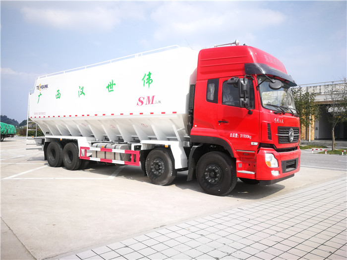 東風天龍前四后八40方飼料運輸車